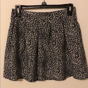 Animal print skirt